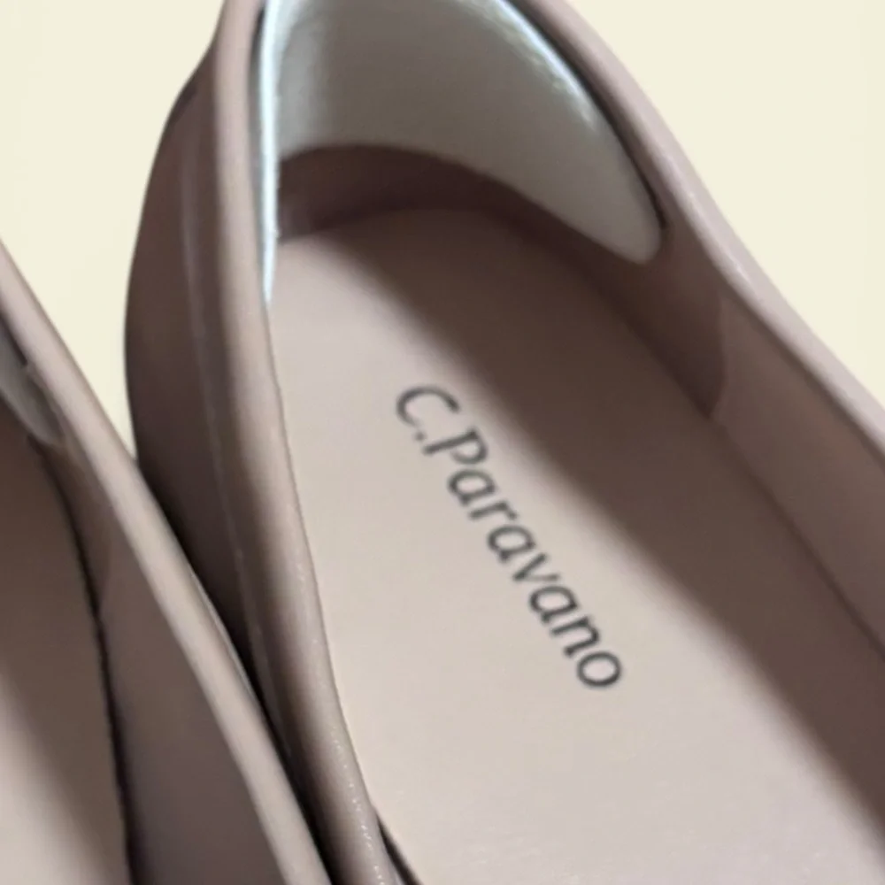 C. Paravano Gold Bit Round Toe Loafers - Picture 5 of 7